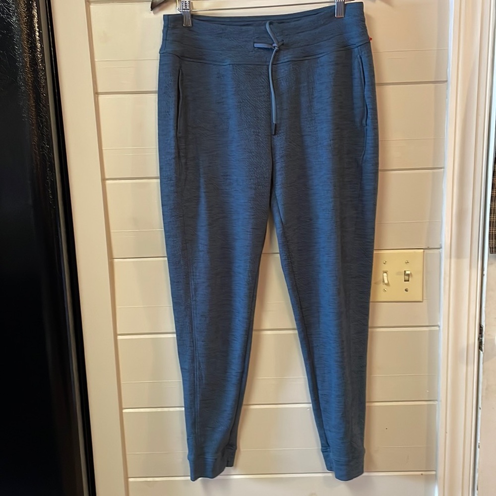 Prana Green Black Spacedye Joggers Size L.